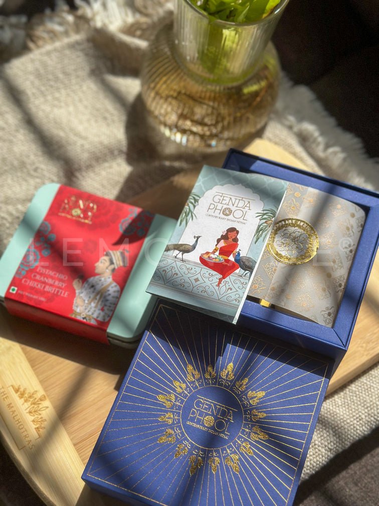 4 Piece Refined Sugar - free Mithai Box - LemonadeHome
