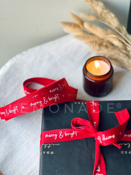 Personalized - Twill Ribbon - Red - 20mm