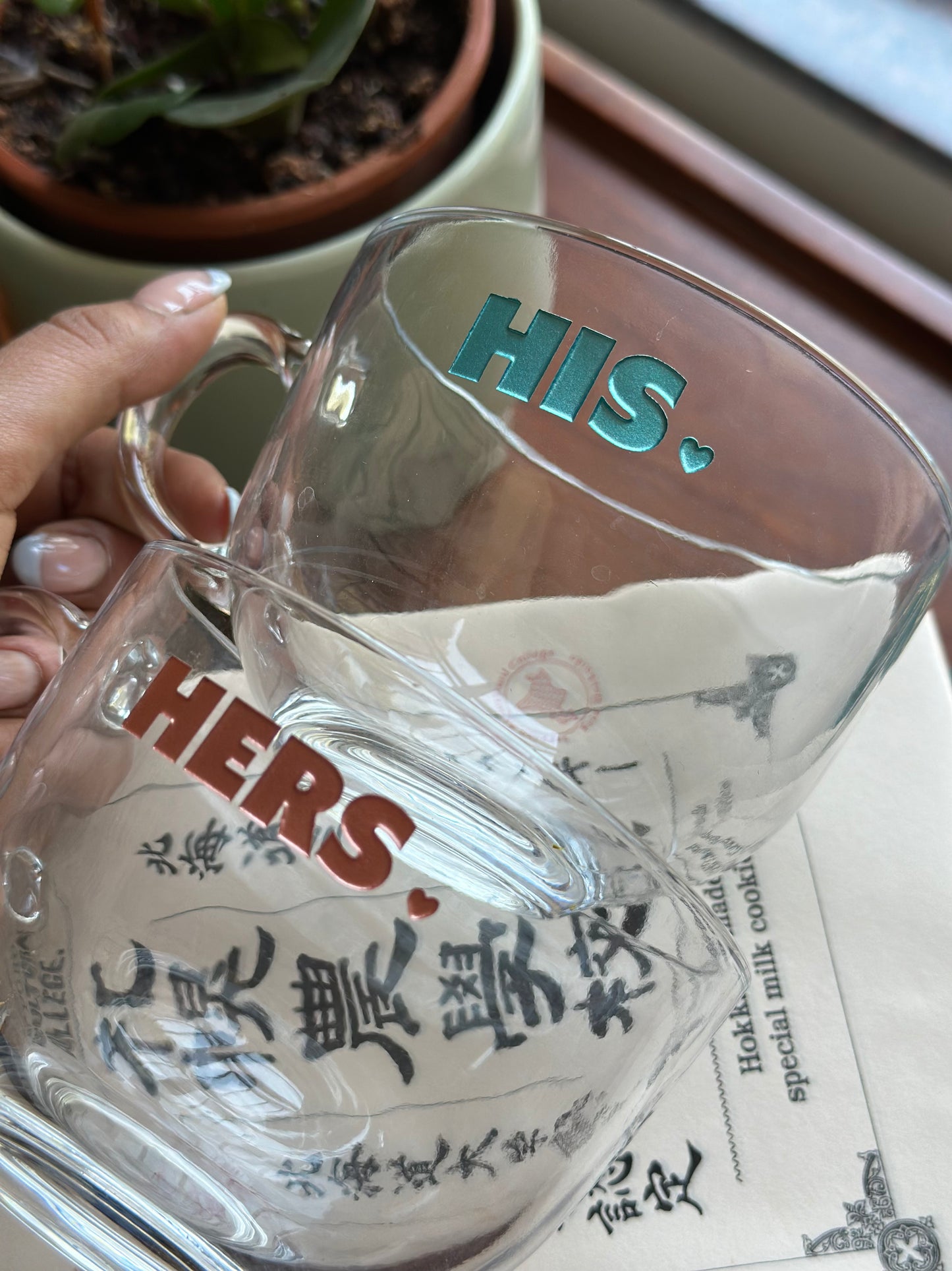 Pre Design Gift Hamper Set – Clear Couple Mug