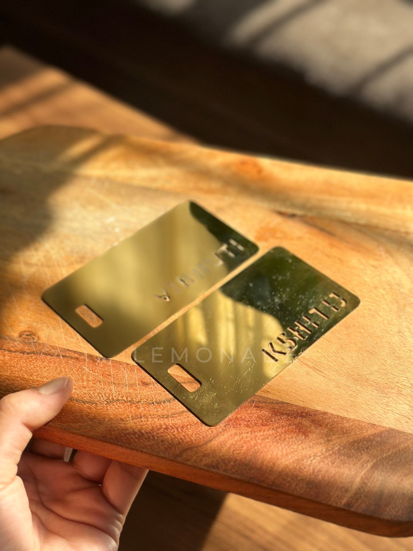 Personalized - Metal Luggage Tag - Standard - LemonadeLuxe Gifting