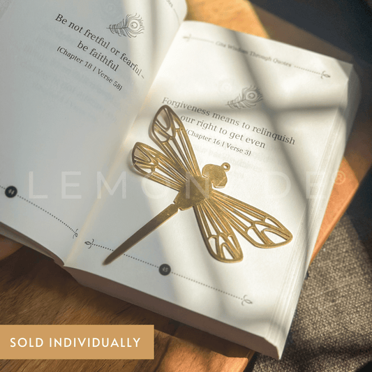Pre Design - Metal Bookmark - Dragonfly Dreams Bookmark - LemonadeStationery