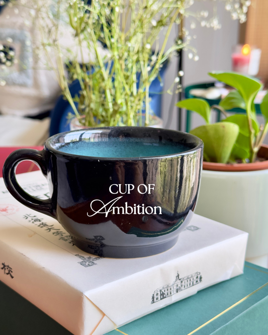 Pre-designed black cappuccino cup with premium gift box for coffee lovers and gifting occasions.