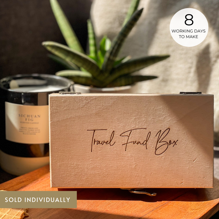 Pre Design - Wooden Travel Fund Box | MDF Wooden Box