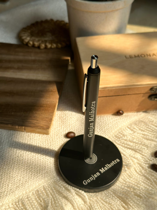Personalized - Magnetic Pen Set - Black - Standard