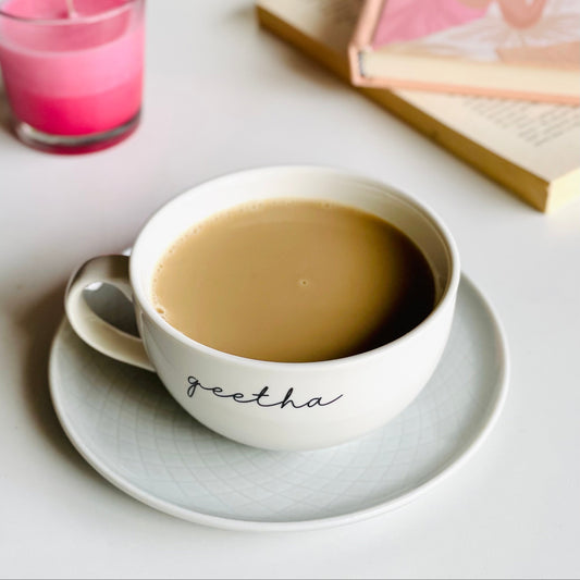 Personalized - Classic White Cappuccino Cup | Cappuccino Mug
