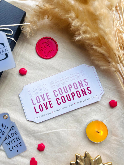 Pre Design - Love Coupon - Tearable Ticket
