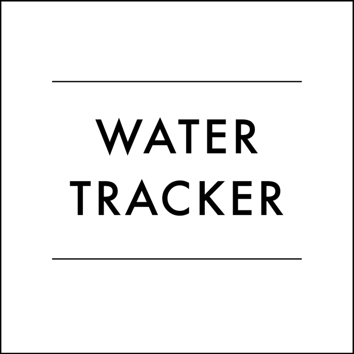 Digital Downloads - Water Tracker