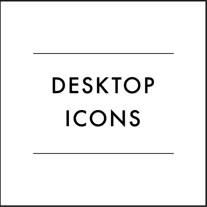 Digital Downloads - Desktop Icons - Bohemian