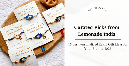 15 Best Personalized Rakhi Gift Ideas for Your Brother 2025: Curated Picks from Lemonade India - Lemonade