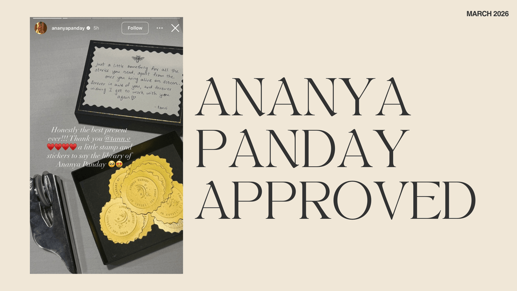 Ananya Panday’s Custom Paper Embosser Went Viral. Here’s Why Everyone Wants One. - Lemonade