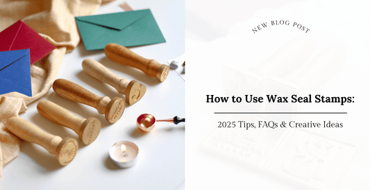 New to wax seals? This guide covers exactly how to use wax seal stamps step by step — from melting wax to perfecting your impression, with creative ideas.