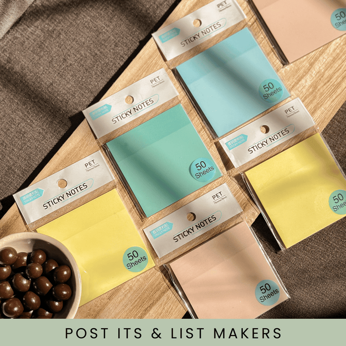 Post It's & List markers