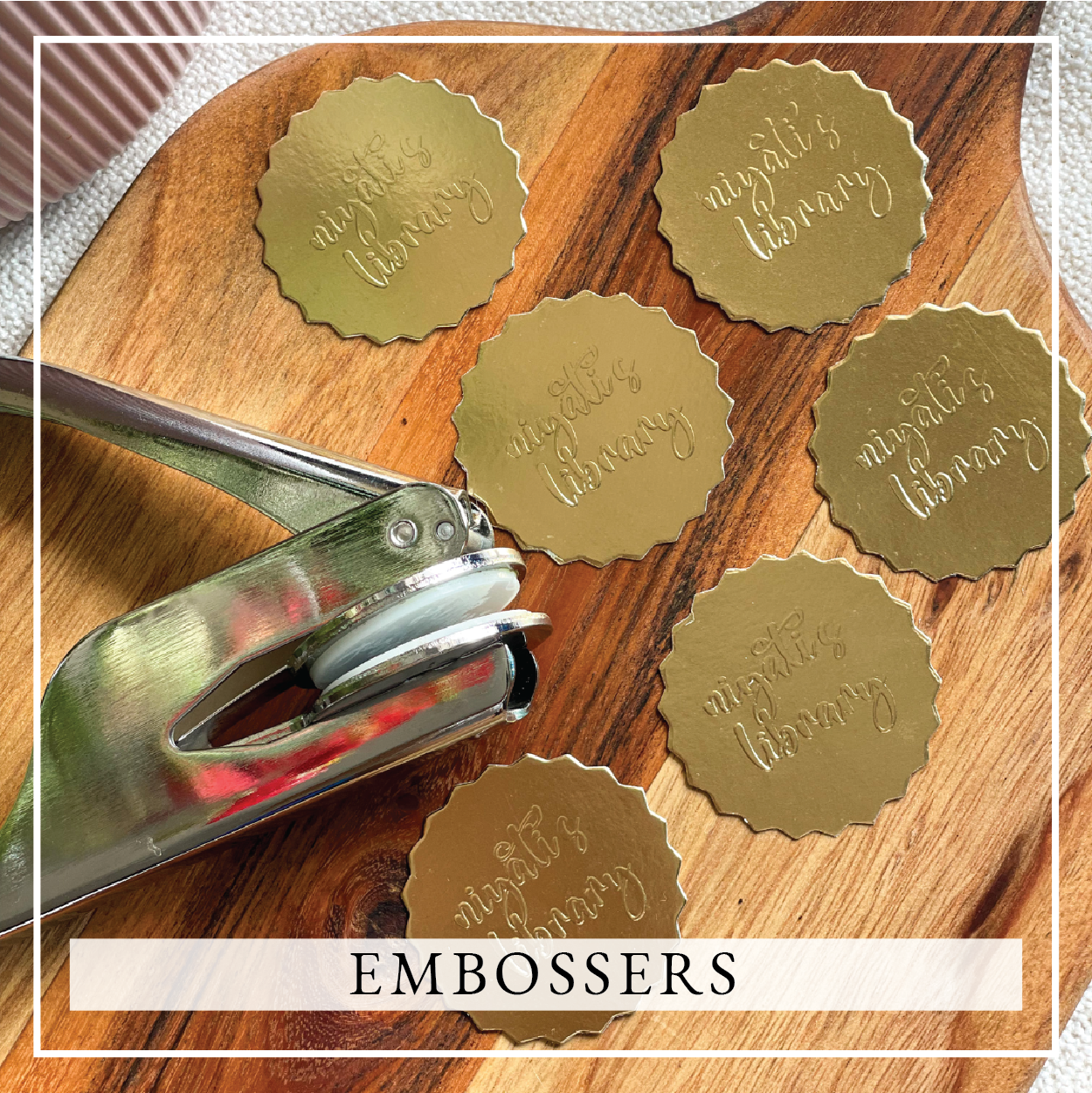 Custom Book Embosser/personalized Embosser Stamp /from the Library Embosser/wedding  Embosser / Address Embosser /christmas Gift 