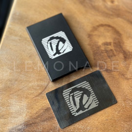 Personalized - Metal NFC Business Card | With Metal Card Holder