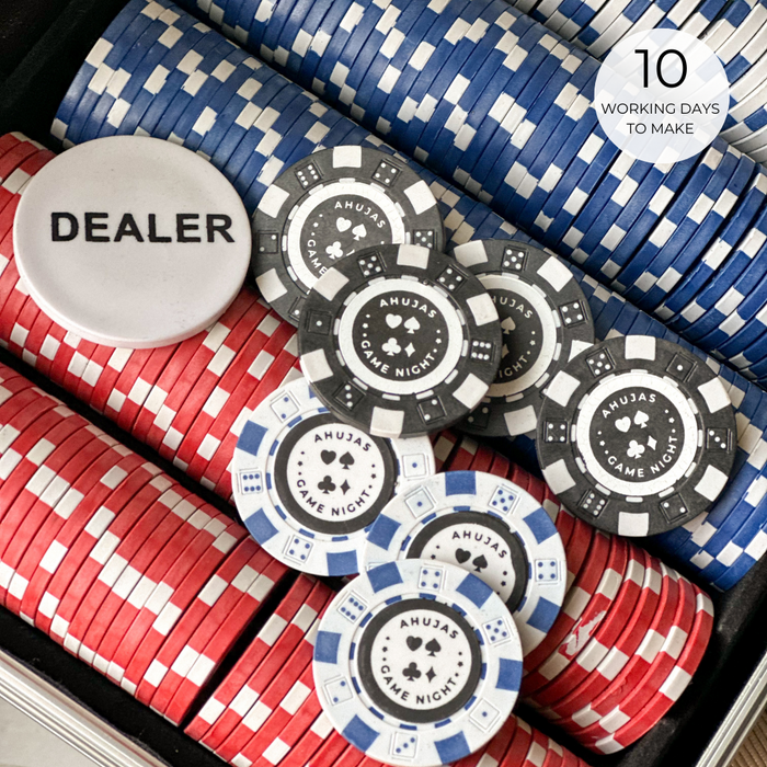 Personalized - All-In Aces Collection - Poker Set