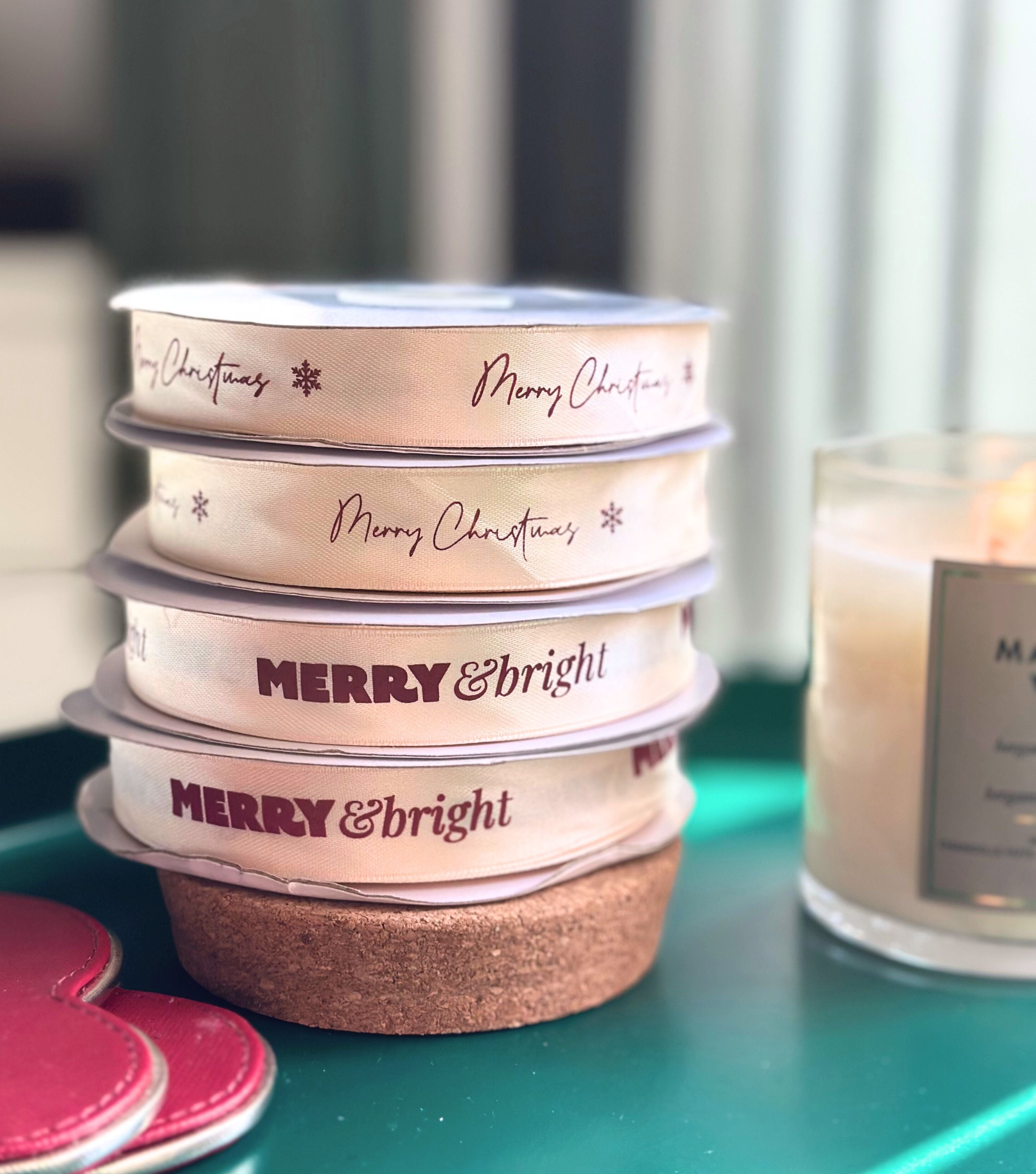 Pre Design- Satin Ribbon - Christmas