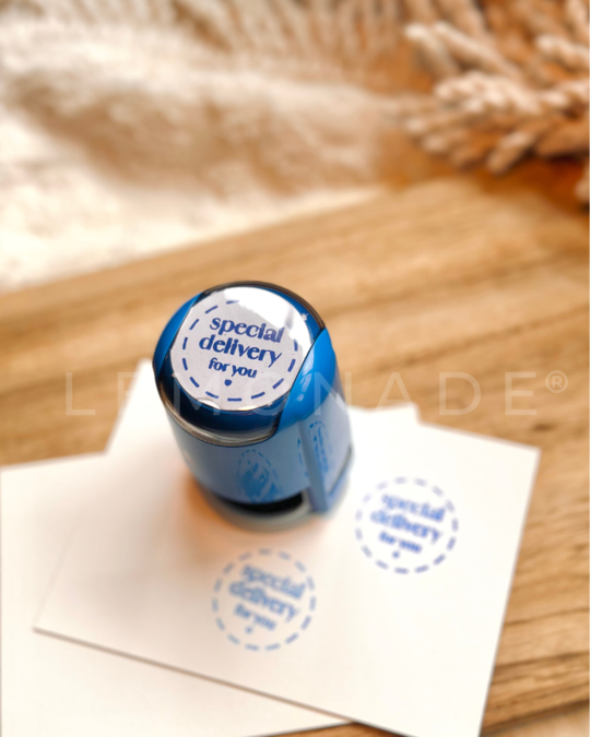 Personalized - Self Ink Stamp - Circular