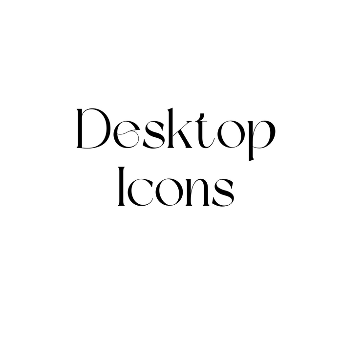 Digital Downloads - Desktop Icons - Rainbow