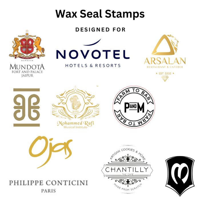 Personalized Heart Wax Seal Stamp - Monogram - Prepaid Orders Only