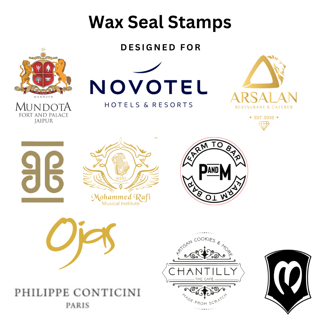 Personalized - Wax Seal Stamp - 1.4 inch | Custom Logo Stamp, Food Stamp, Chocolate Stamp