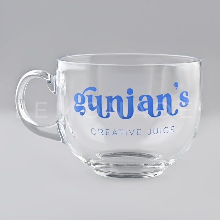 Personalized - Clear Mug | Soup Mug - Creative Juice