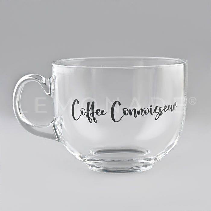 Personalized - Clear Mug - Cursive