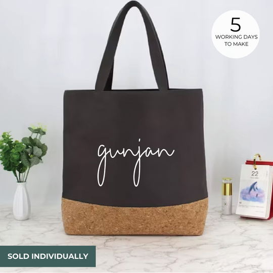 Personalized - Cork Tote Bag