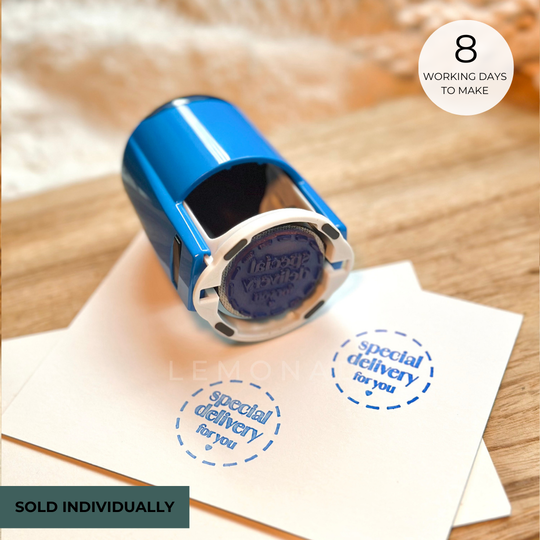 Personalized - Self Ink Stamp - Circular