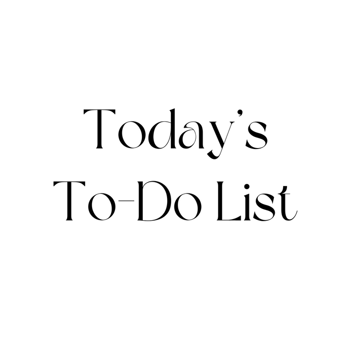 Digital Downloads - To-Do List