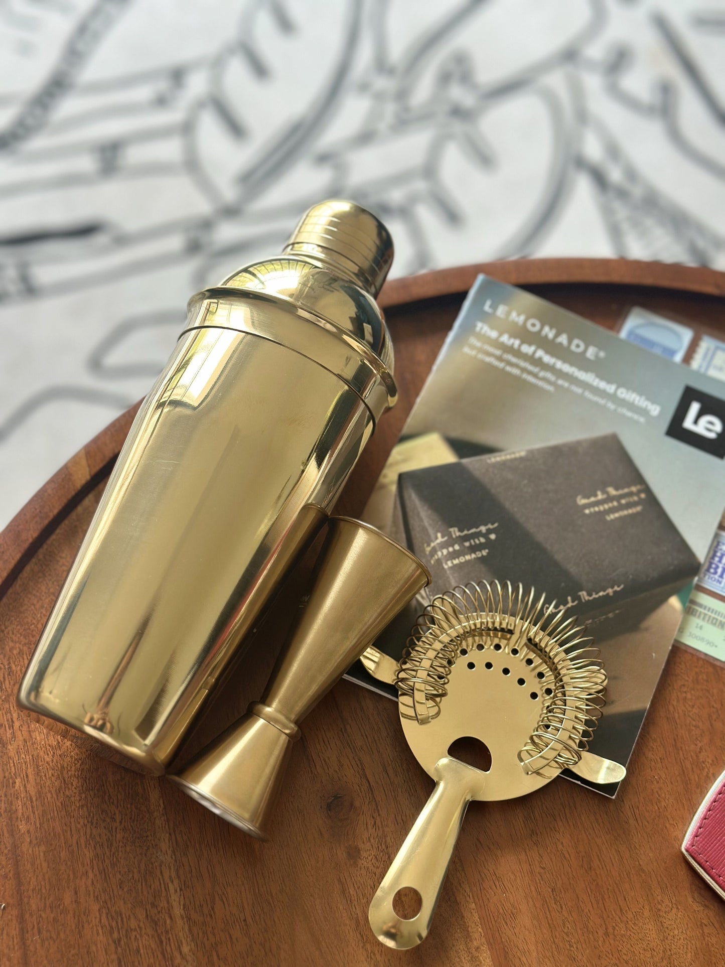 Personalized Mini Bar Set Hamper
