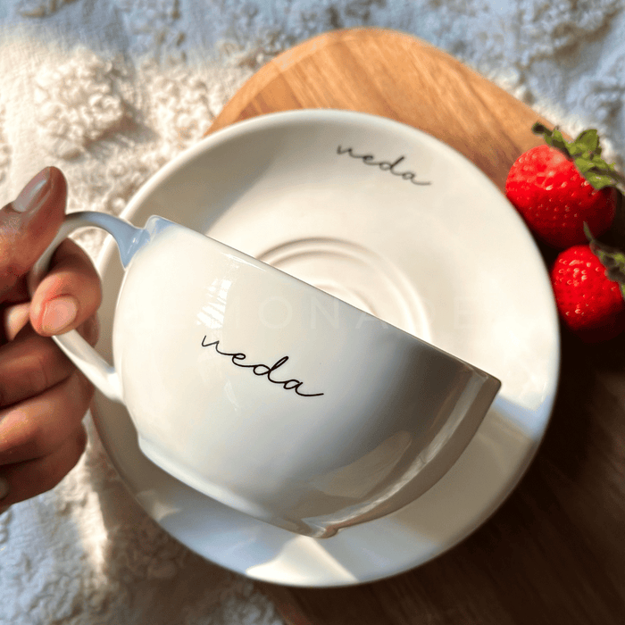 Personalized - Classic White Cappuccino Cup | Cappuccino Mug