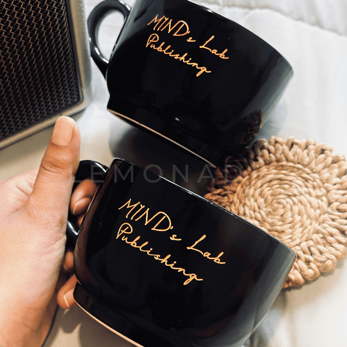 Personalized - Artisan - Black Cappuccino Mug
