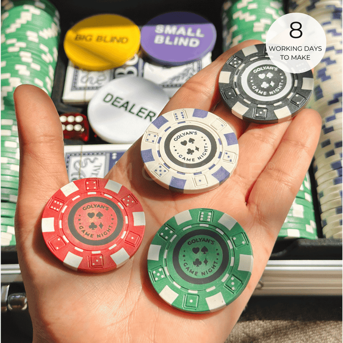 Personalized - All-In Aces Collection - Poker Set