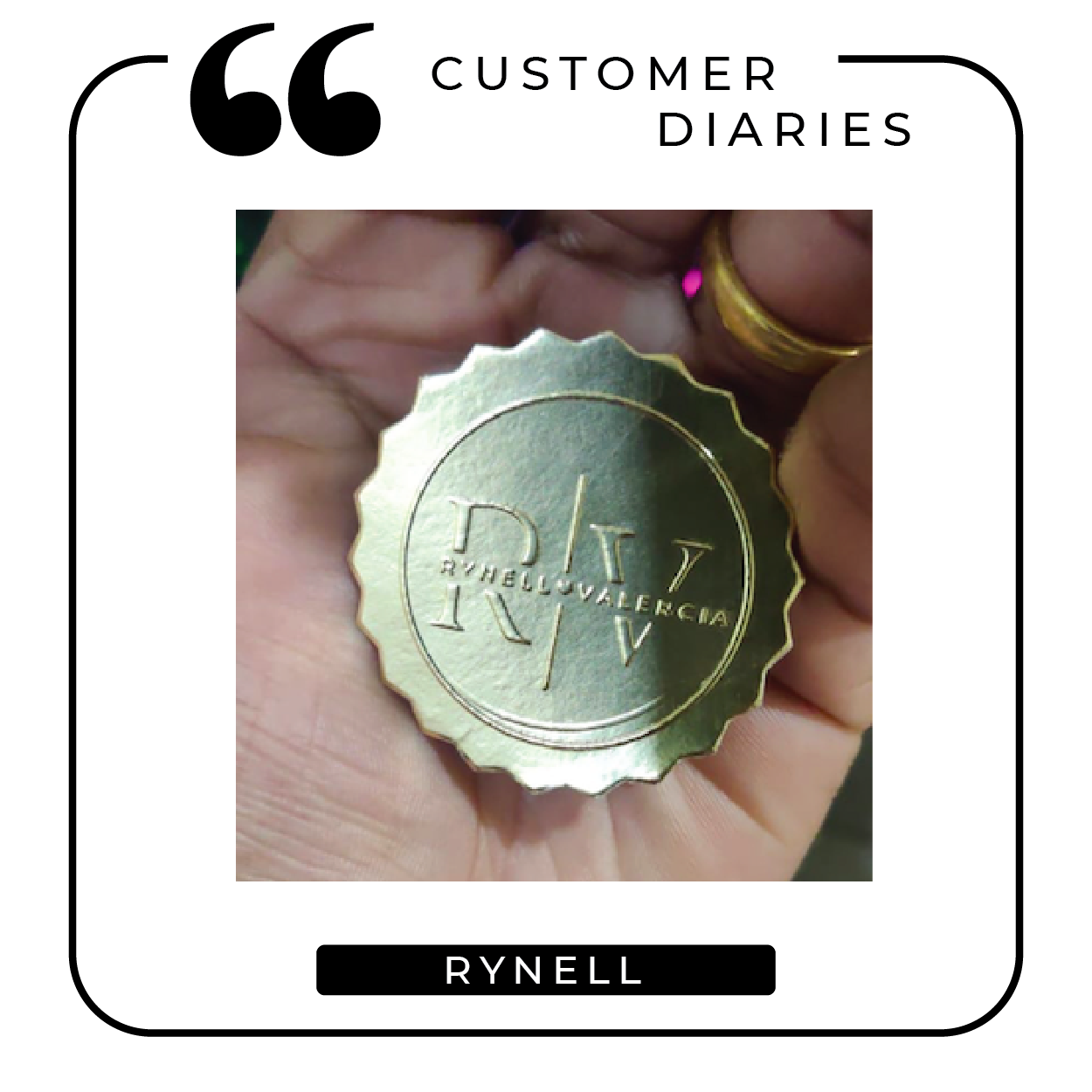 Personalized paper embosser set – custom embossing stamp for stationery, books, and branding by Lemonade”