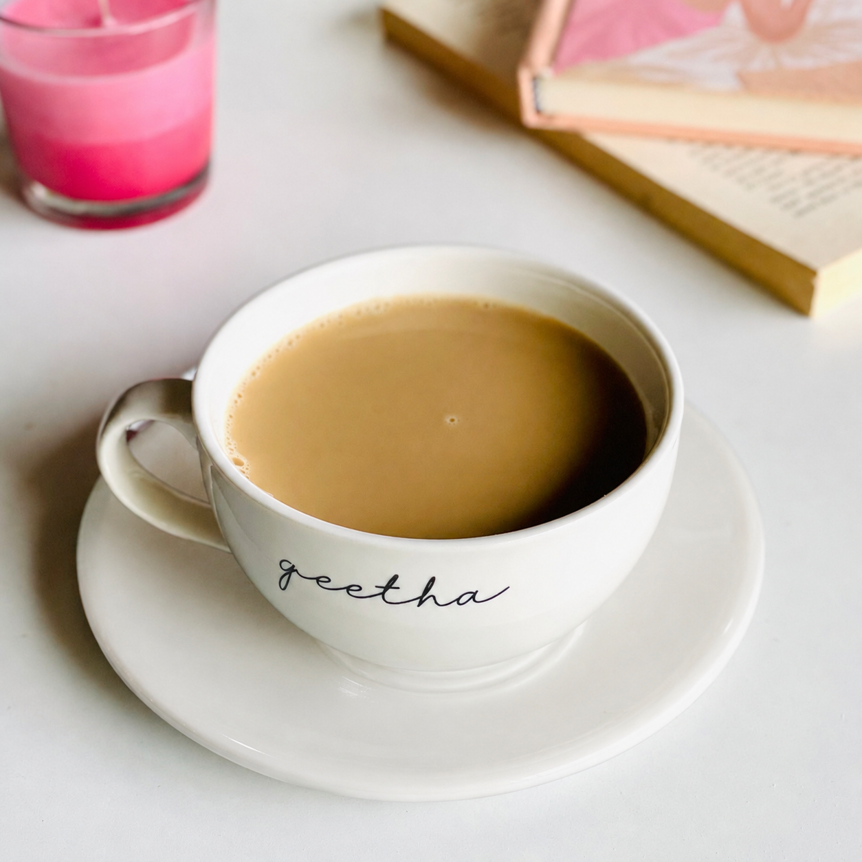 Personalized - Classic White Cappuccino Cup | Cappuccino Mug