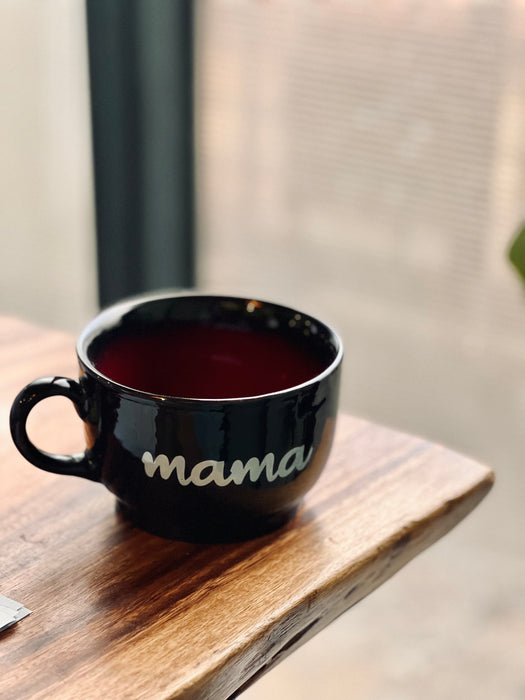 Personalized - Black Cappuccino Mug - Bold
