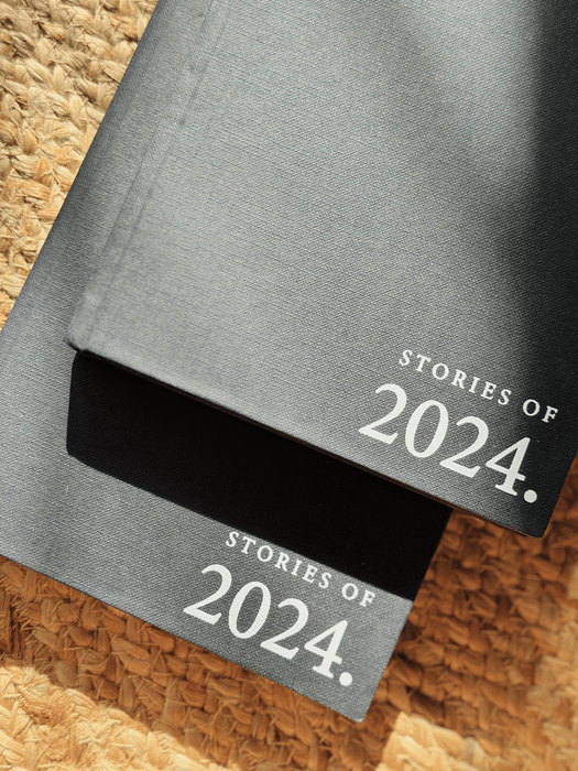 Custom-Made - Hardbound Notebook - Black - Stories of 2024