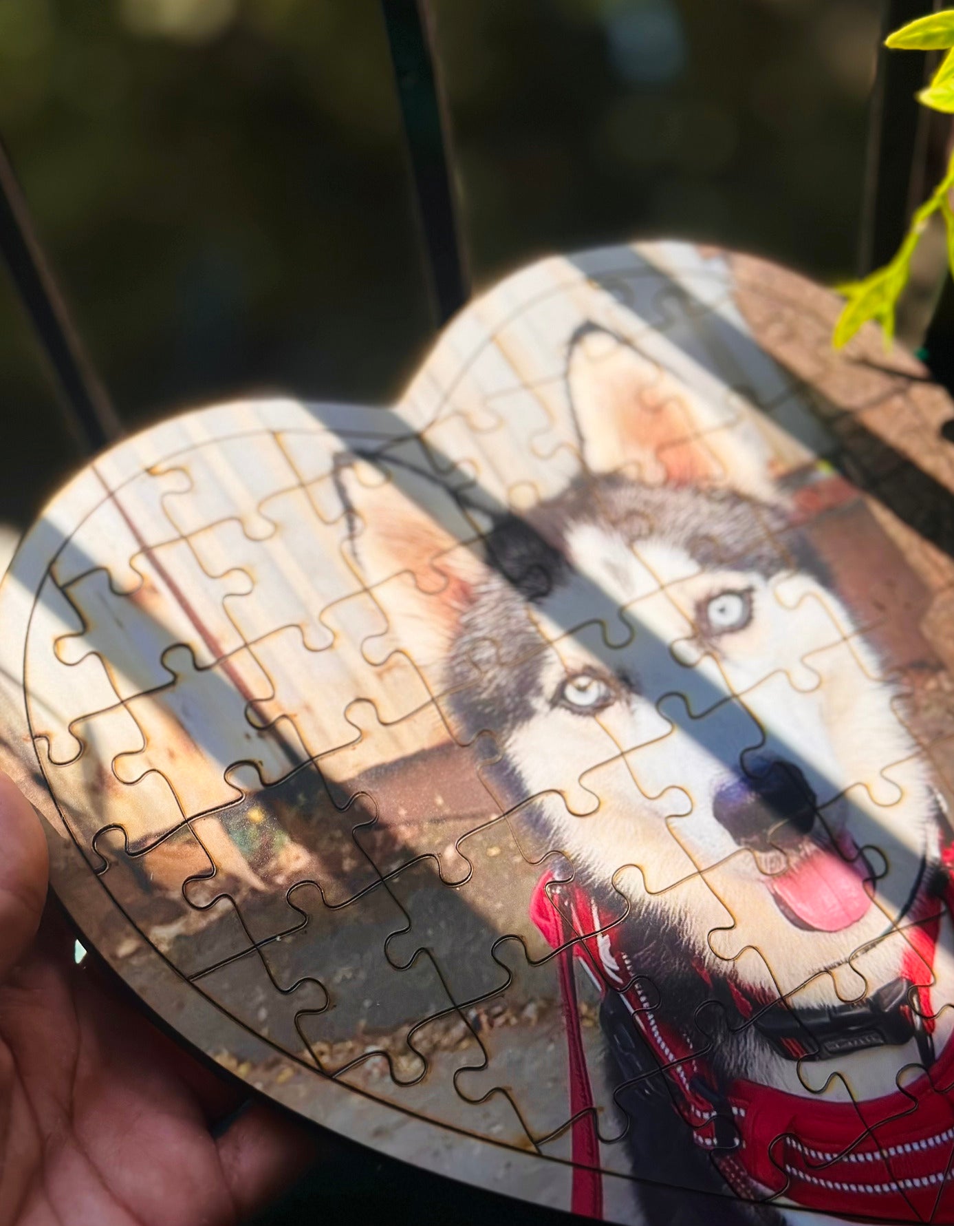 Personalized - Wooden Heart Puzzle