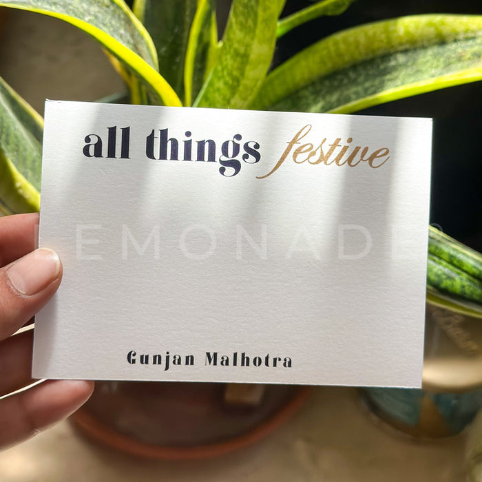 Personalized - Notecards - All Things Festive