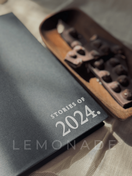 Custom-Made - Hardbound Notebook - Black - Stories of 2024