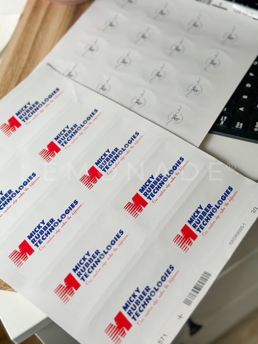 Personalized - Branding Stickers - Rectangle