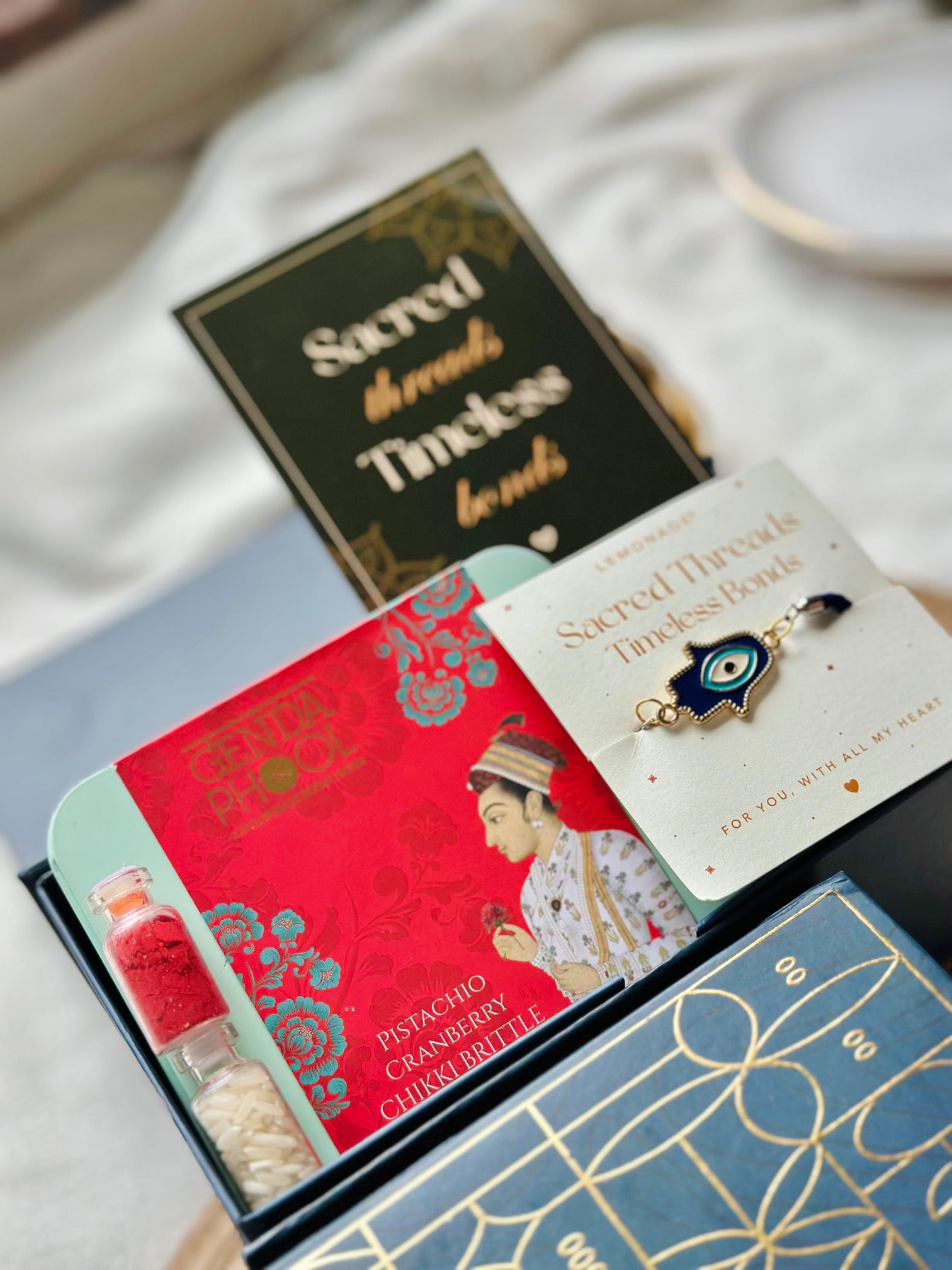 Personalized - Make your own Hamper Box - Charms Rakhi