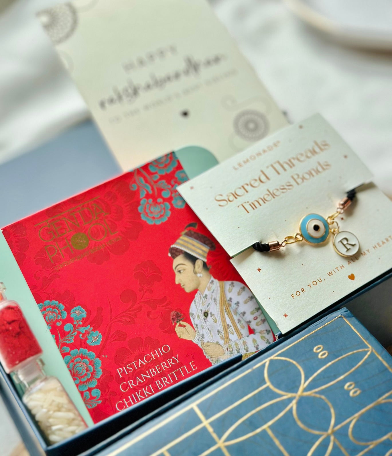 Personalized - Make your own Hamper Box - Charms Rakhi