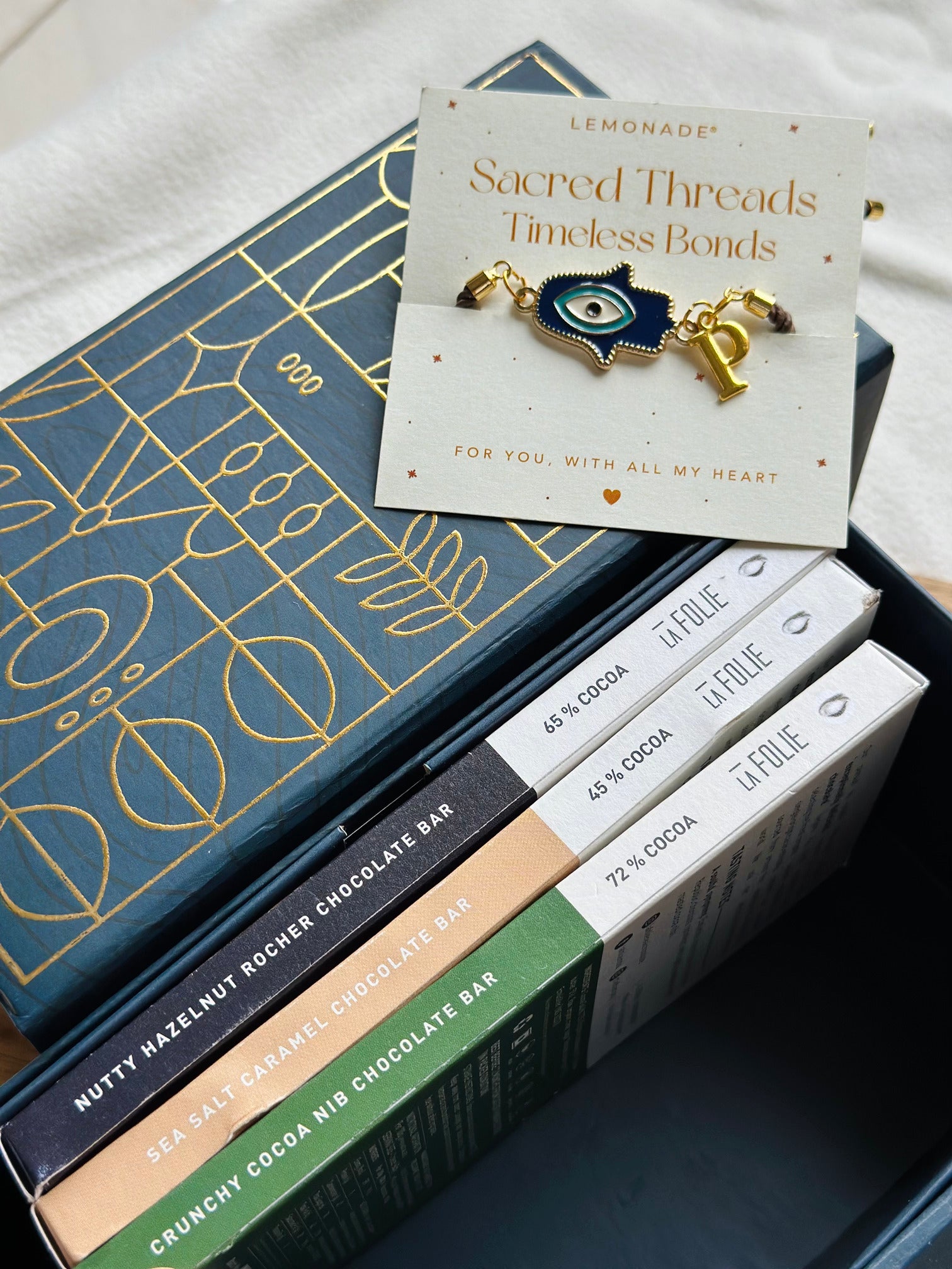 Personalized - Make your own Hamper Box - Charms Rakhi