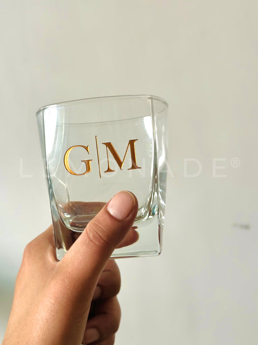 Personalized - Artisan Whiskey Glass - Set of 2