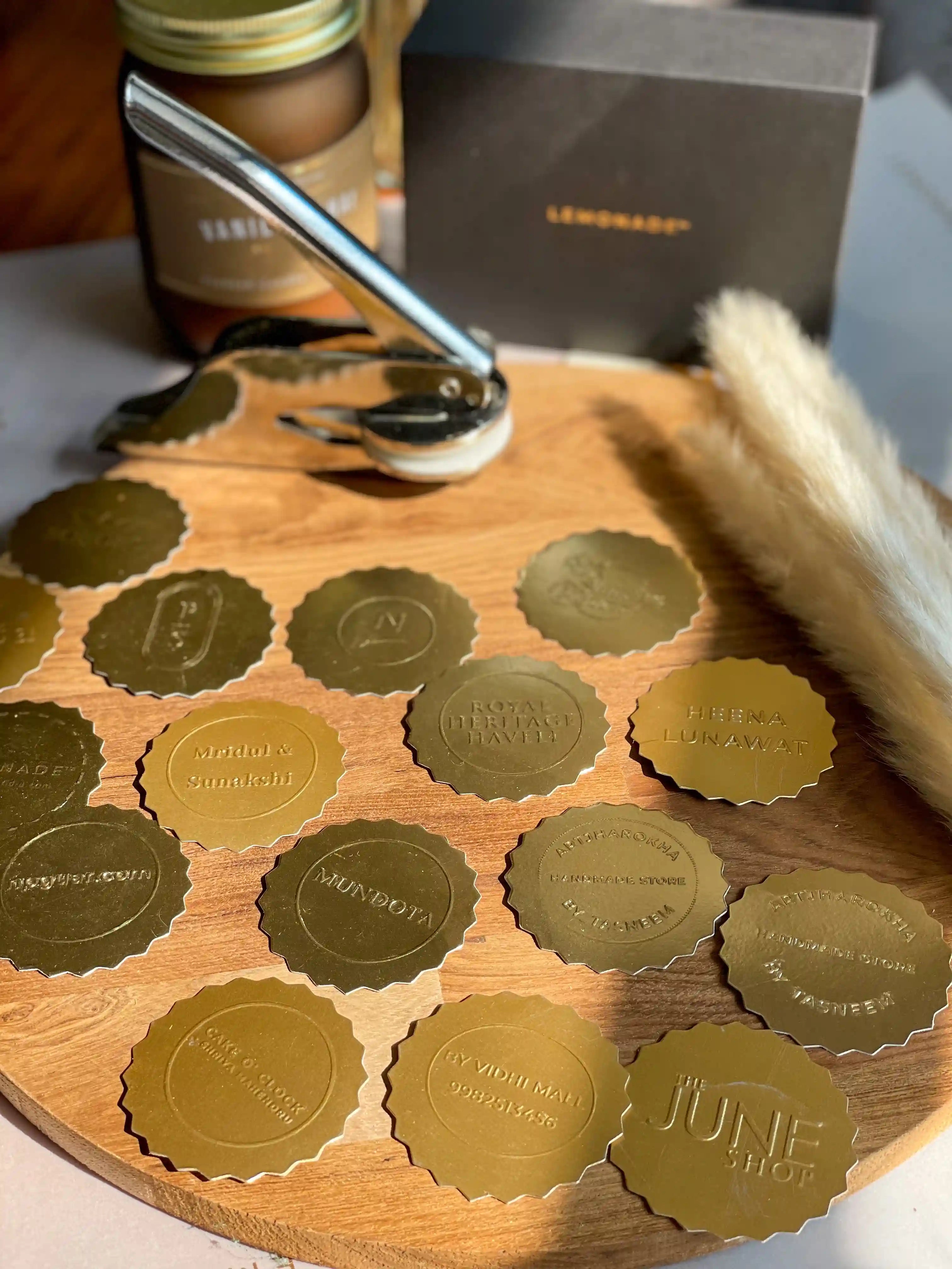 Personalized Paper Embosser Set- Logo | Common Seal