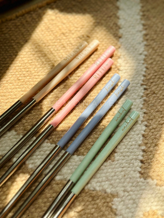 Personalized - Chopsticks - Pastel - Standard