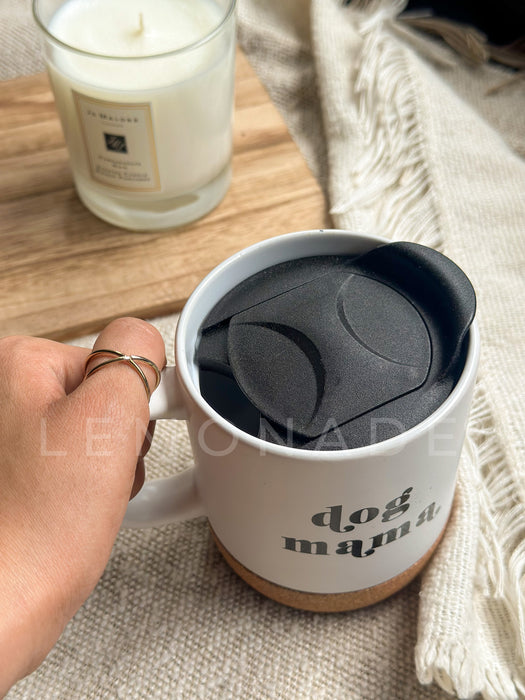Personalized - Cork Base Mug - White