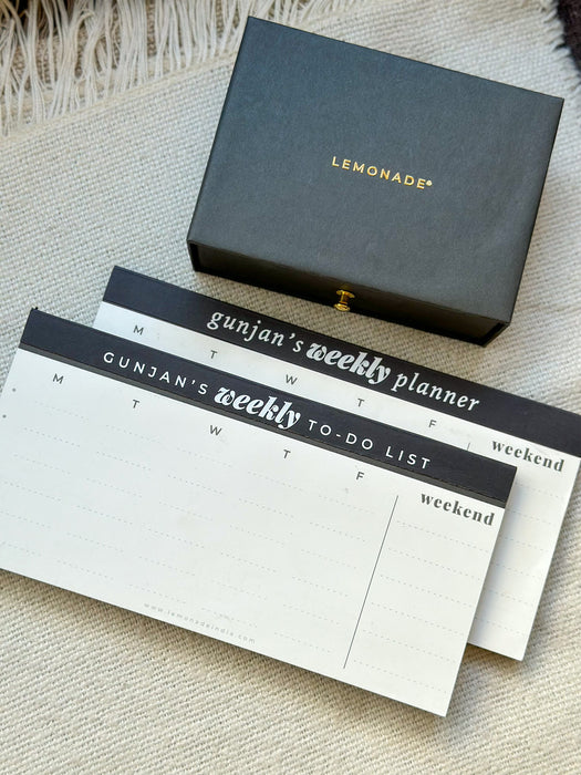 Personalized - Weekly Memo Pad - Planner