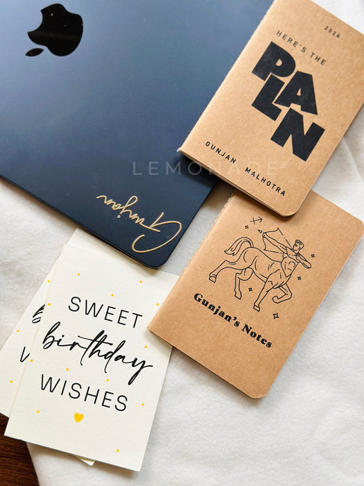 Personalized - Mini Kraft Book - Plan